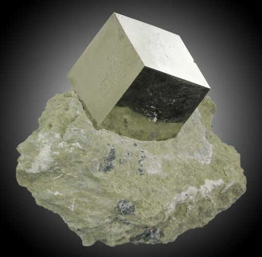 Pyrite Cube In Matrix - Navajun, Spain #31113